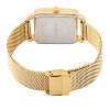 Peugeot Women's 35x30mm 14K Gold Plated Square Dress Watch - Mesh Band - 2 of 4