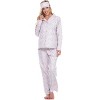 Women's Three-Piece Pajama Set - White Mark - 2 of 3
