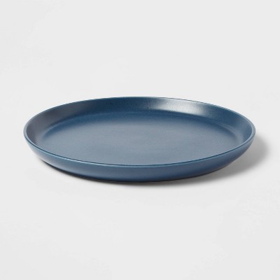 10&#34; Stoneware Tilley Dinner Plate Blue - Threshold&#8482;