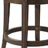 Maven Lane Alexander Backless Swivel Vegan Leather Counter Height Bar Stool - 4 of 4