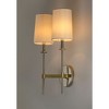 Maxim Lighting Uptown 2 - Light Wall Light in  Satin Brass/Polished Nickel - 3 of 4