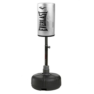 Everlast Omniflex 59 To 67 Inch Height Adjustable Boxing Core Punching Heavy Bag Equipment Fillable Base, Silver : Target