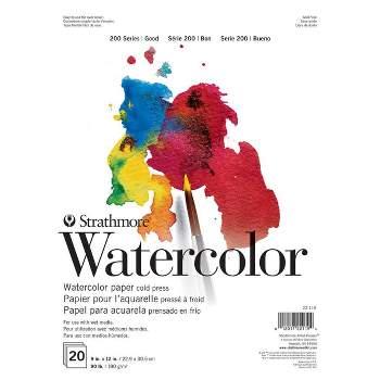 9"x12" Watercolor Paper Pad 20 Sheets - Strathmore