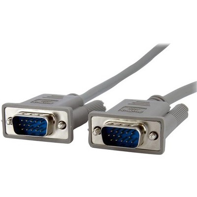 StarTech.com 6 ft VGA Monitor Cable - HD15 M/M - Display cable - HD-15 (M) - HD-15 (M) - 1.8 m - Attach a PC VGA port to a switchbox - 6ft vga cable