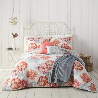 King Orange Comforter Set Target, V A Oriental Peony Duvet Cover Set