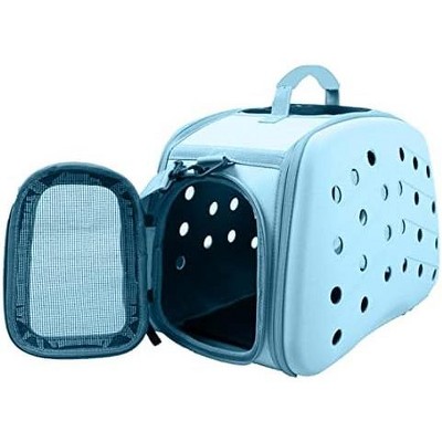 Pet Life Narrow Shelled Collapsible Military Grade Transportable Designer Carrier