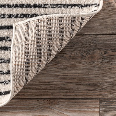 Reversible Gray Synthetic 4' x 6' Rectangular Area Rug