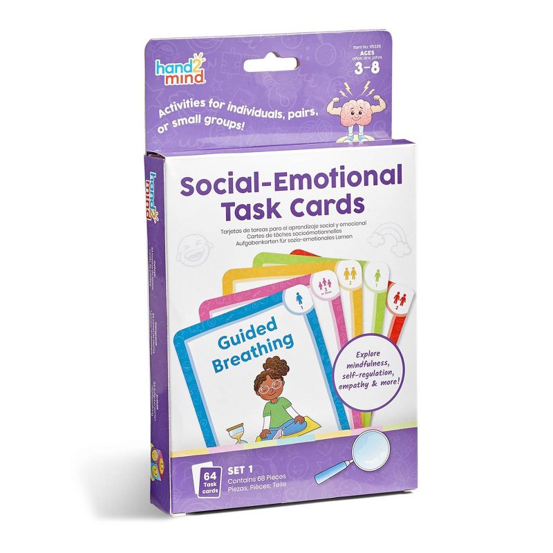 hand2mind Social-Emotional Task Cards Ages 3-8, 1 of 8