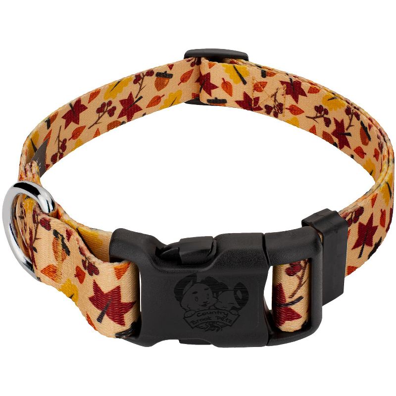 Country Brook Petz Deluxe Fall Foliage Dog Collar - Made In The U.S.A., 1 of 8