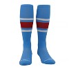 MK Socks Competitor OTC Baseball, Football Socks - Columbia Blue White Red - 2 of 4