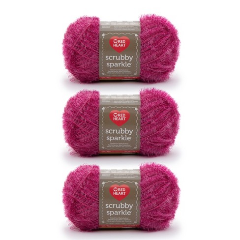 Scrubby Yarn, Red Heart Craft Yarn for Dishcloths & Crafts