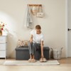 MAYEERTY Storage Ottoman with Thick Foam Padded Seat Folding Foot Rest - 2 of 4