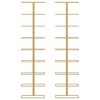 vidaXL Golden Wine Rack for 9 Bottles - Wall-Mounted, Iron Material for Modern Kitchens, Pantries, Bars - Durable, Easy to Install - 4 of 4