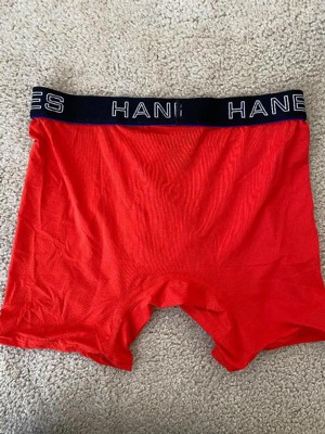 Hanes Premium Men's Performance Boxer Briefs 3pk - Blue/Red S