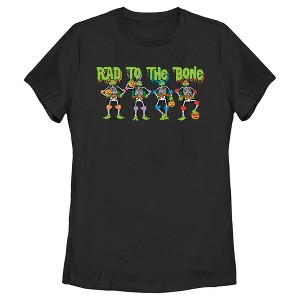 Women's Teenage Mutant Ninja Turtles Halloween Rad to the Bone T-Shirt - 1 of 4