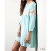 Women's Peak Of Lace Baby Doll Dress - KORI - 3 of 3