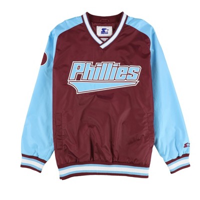 STARTER Mens Philadelphia Phillies Windbreaker Jacket