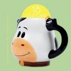 100 North ESNCHMG-CW Black and White Spotted Cow Character 18 ounce Glossy Ceramic Coffee Tea Cup Mug For Your Favorite Morning Brew - 2 of 4