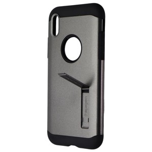Spigen Slim Armor Dual Layer Case for Apple iPhone Xs/X - Gunmetal / Black - 1 of 1