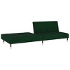 vidaXL 2-Seater Sofa Bed Dark Green Velvet - 4 of 4
