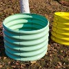 24 x 24 x 18 in. Galvanized Steel Round Outdoor Raised Garden Beds Eco-Safe Metal Kids Planter Box (4-Pack) - 4 of 4