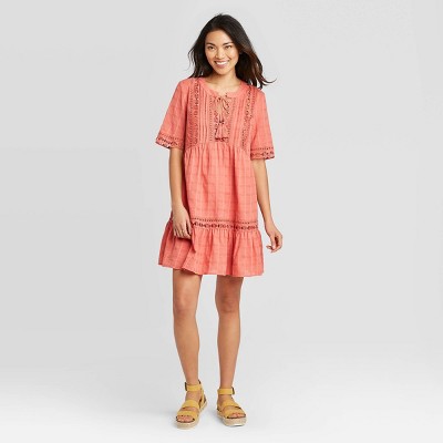 white linen dress target