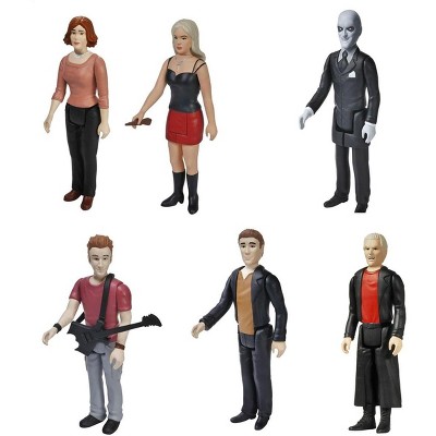 Funko Buffy the Vampire Slayer ReAction Figure 6PK Set: Angel, Buffy,  Willow, Oz, More