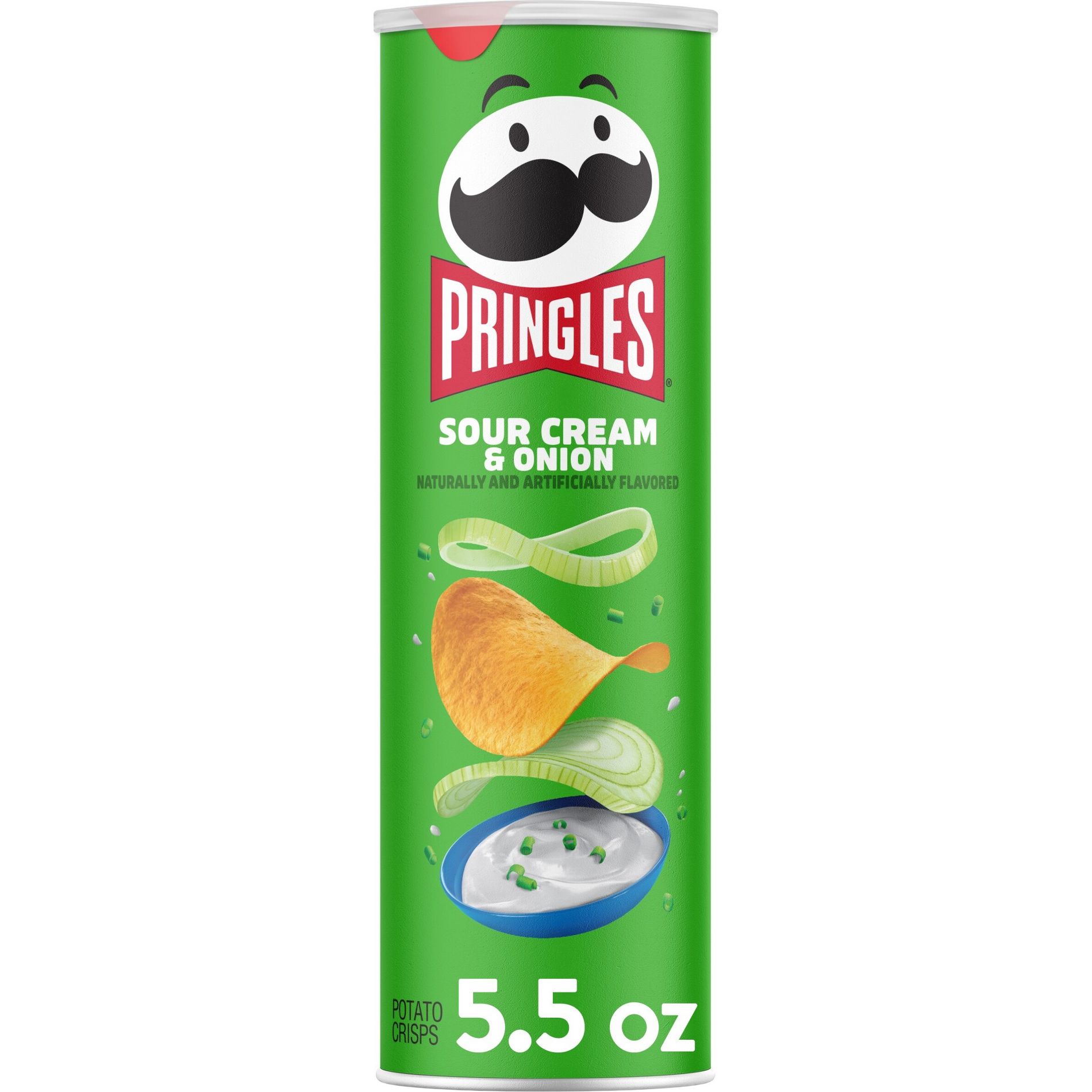 Pringles Sour Cream & Onion Potato Crisps Chips - 5.5oz