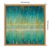 Amanti Art Rain Abstract I by Danhui Nai Framed Canvas Wall Art - 4 of 4
