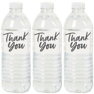 Big Dot of Happiness Champagne Elegantly Simple - Guest Party Favors Water Bottle Sticker Labels - Set of 20 - 1 of 4