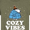 Boys' - Peanuts - Snoopy Puffer Cozy Vibes Short Sleeve Graphic T-Shirt - 2 of 4
