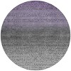 Purple And Gray Abstract Washable Indoor Outdoor Area Rug - 4 of 4