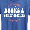 Women's - Instant Message - Books Comfy Clothes Short Sleeve Graphic T-Shirt - 2 of 4