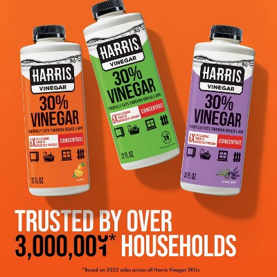 HARRIS 30% Vinegar All-Purpose Cleaners - Citrus - 32 fl oz
