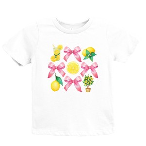 The Juniper Shop Coquette Lemonade Chart Youth Short Sleeve Tee - XL - White - 1 of 4