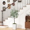 SKRAN Outdoor Artificial Olive Tree,Faux Olive Plant with Green Leaves,Indoor & Outdoor Home Decor for Living Room,Bedroom,Office,Garden. - 2 of 4