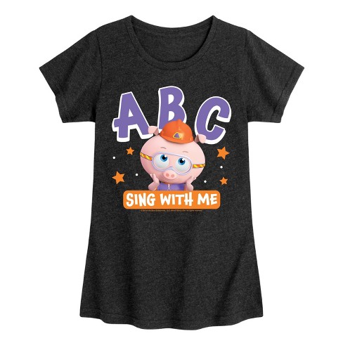 Girls' - Super Why - Abc Sing With Me Fitted Short Sleeve Graphic T-Shirt - image 1 of 4