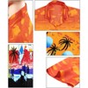 LA LEELA Mens Hawaiian Shirts Short Sleeve Button Down Shirt Men's Casual Shirts Holiday Tropical Beach Party Shirts for Men Funny - 3 of 3