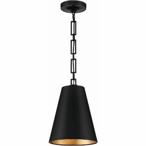 Crystorama Lighting Alston 2 - Light Chandelier in  Matte Black/Antique Gold - 1 of 4