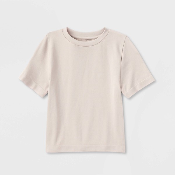 Camiseta bebé sin costuras de manga corta y ajuste ceñido para mujer - A New Day™ 4
