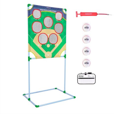 GoSports Pro Pitch Challenge Baseball Toss Game Set with PVC Frame
