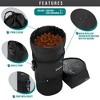 PetAmi Travel Dog Food Bag, Pet Cat Collapsible Bowls Set, Portable Foldable Waterproof Lining - 2 of 4