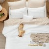 Bedsure Comforter Multi Piece Set Pinch Pleat Bedding OEKO-TEX Certified All Season Soft Cozy Bed Set for Bedroom Home Decor Christmas Gift - 4 of 4
