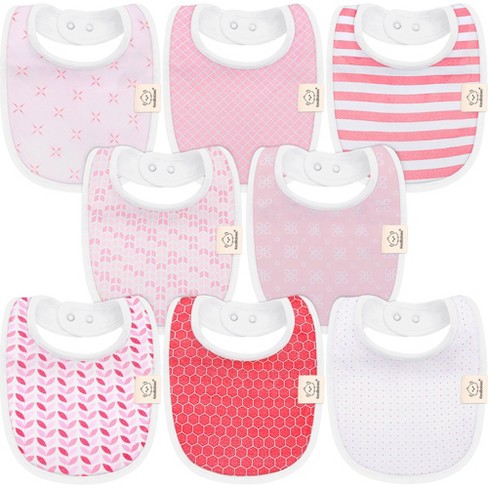 KeaBabies 8pk Organic Baby Bibs for Boy, Baby Drool Bib for Baby Boys and Girls, Newborn Teething Bibs - image 1 of 4