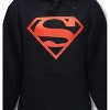 Mens Super Hoodie Red Outline - 4 of 4