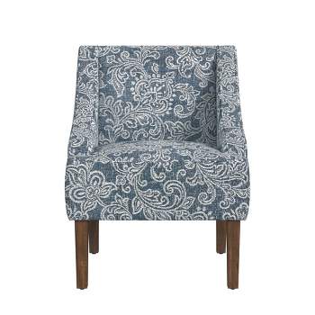 Classic Swoop Arm Chair Jacobean Print - HomePop