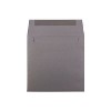 JAM Paper 6.5 x 6.5 Square Invitation Envelopes Dark Grey 263917200 - 2 of 2
