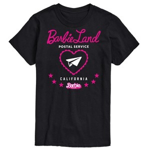 Men's - Barbie - Barbie Land Postal Service Short Sleeve Graphic T-Shirt - 1 of 4