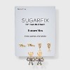 SUGARFIX by BaubleBar Future Mrs Stud Earrings - Gold: Zinc Statement Jewelry, Post Closure - 2 of 3
