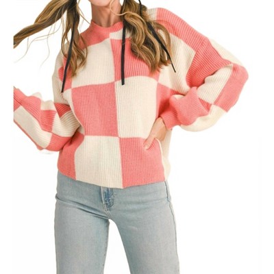 Women's Sugar Rush Checkered Sweater - &merci